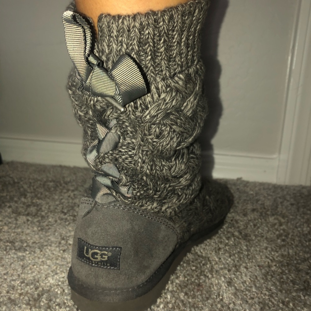 Ugg Knit Bow Boots